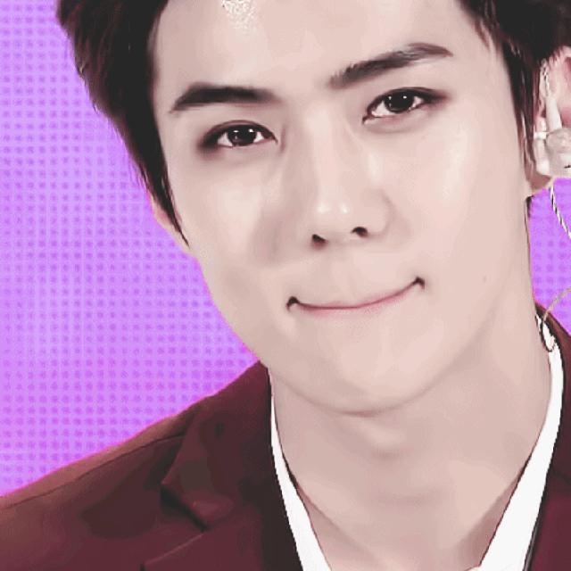 Behind-the-scenes cut of Sehun (EXO)
