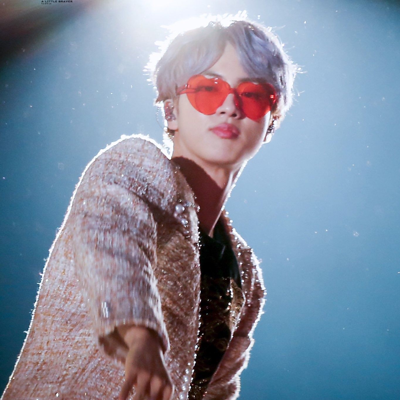 A moment captured by Jin (BTS)'s fan