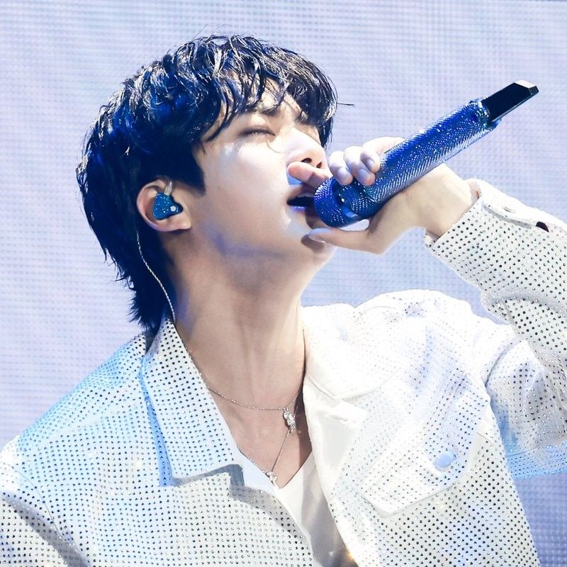 Recent activity shot of Jin (BTS)