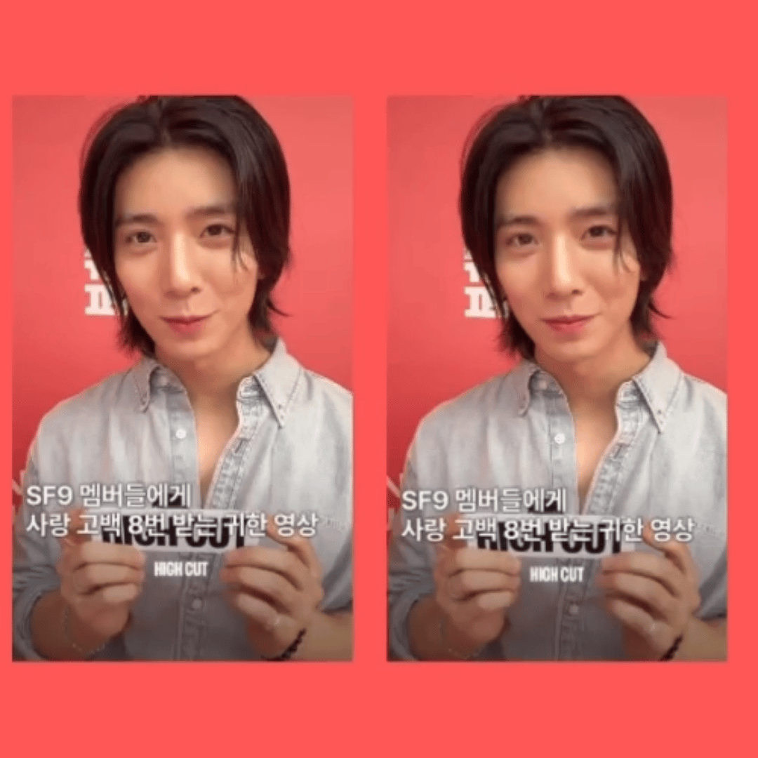 A moment captured by Hwiyoung (SF9)'s fan