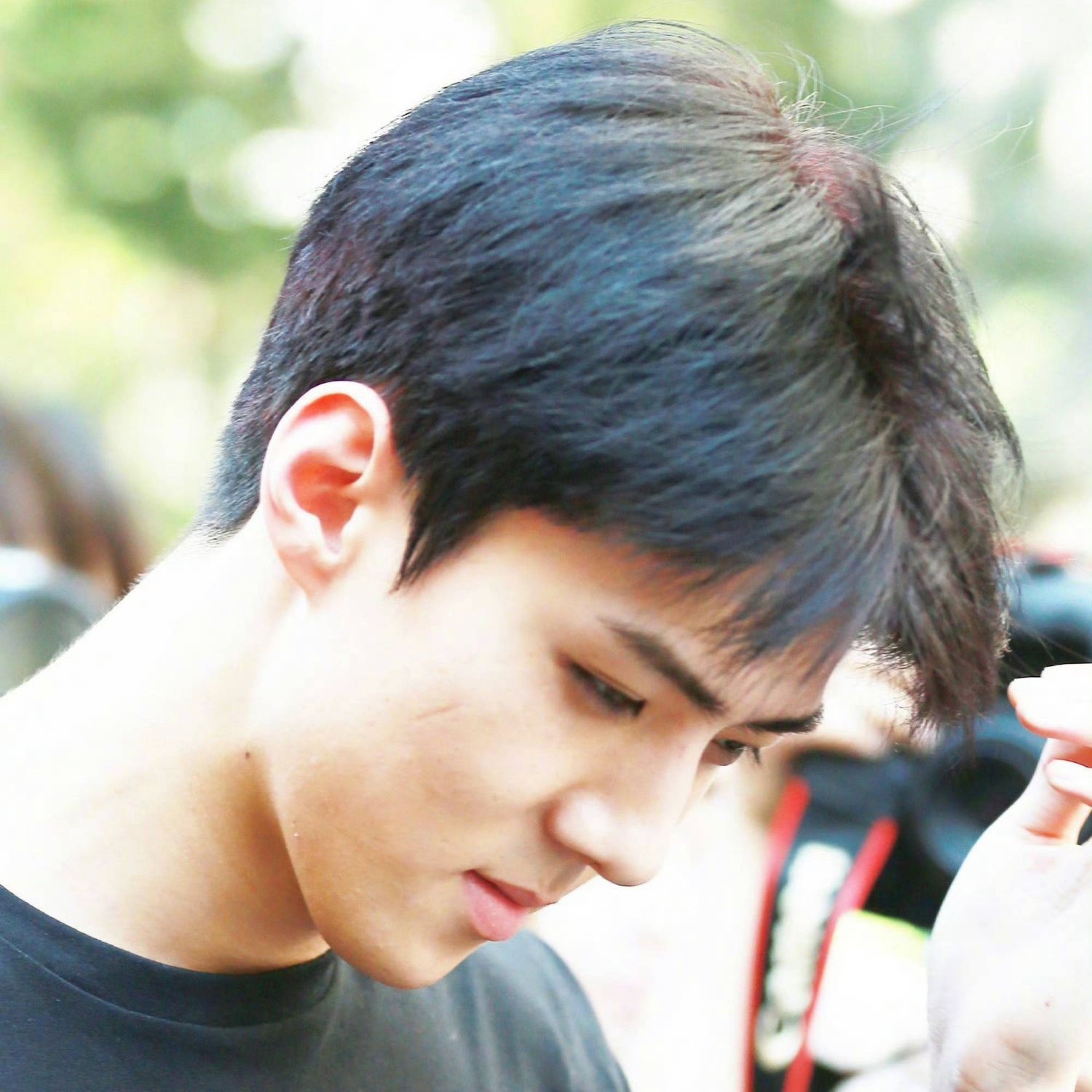 A moment captured by Sehun (EXO)'s fan