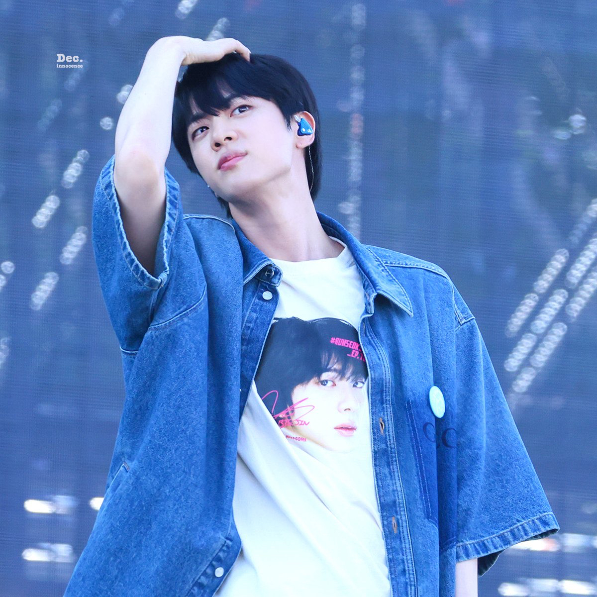 Recent activity shot of Jin (BTS)