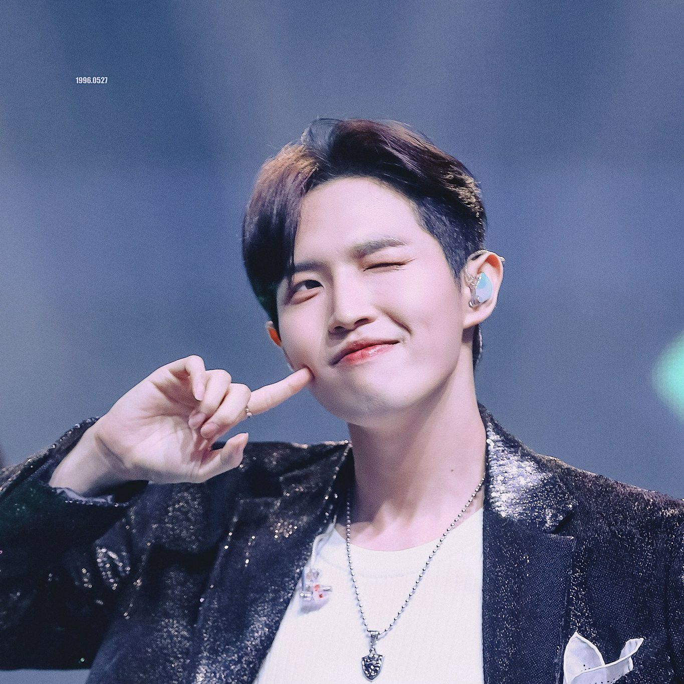 A moment captured by Kim Jaehwan's fan