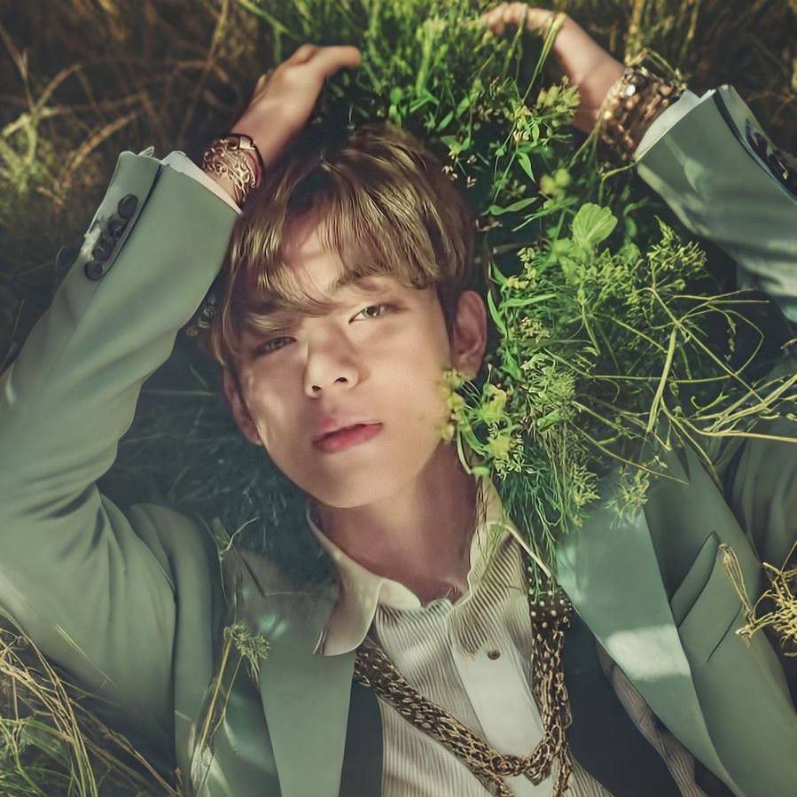 A moment captured by V (BTS)'s fan