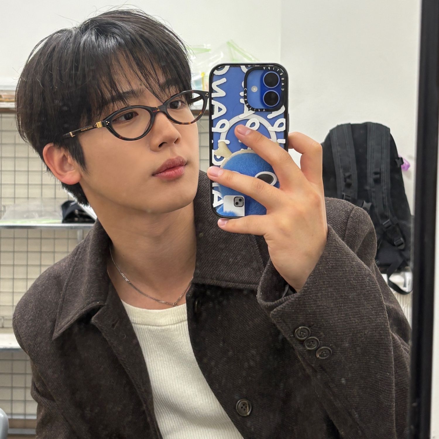 A moment captured by Kim Yohan (WEi)'s fan