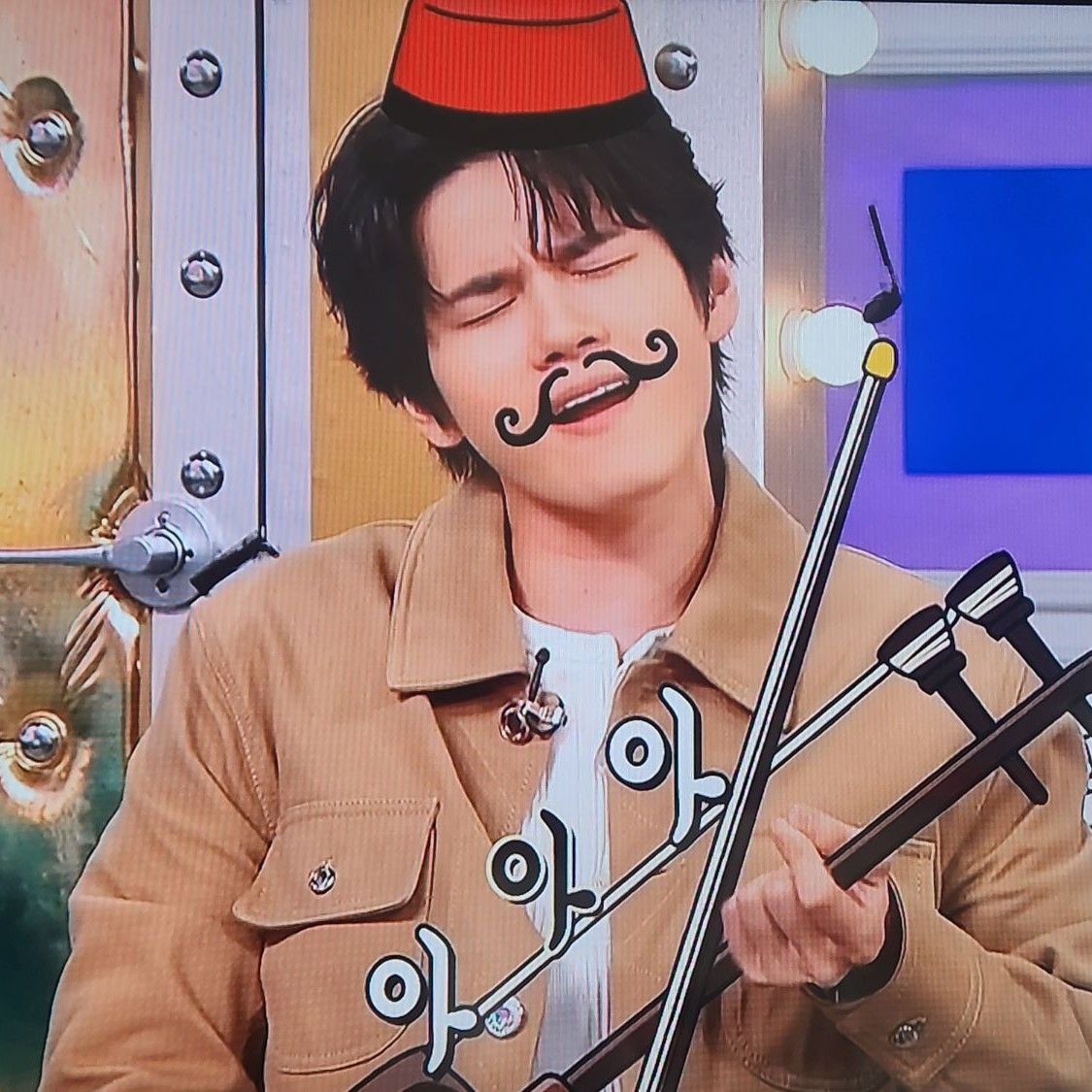 옹성우의 비하인드 컷