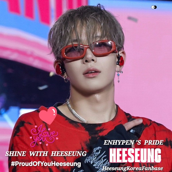 Shining profile picture of Heeseung (ENHYPEN) on today's Choeaedol