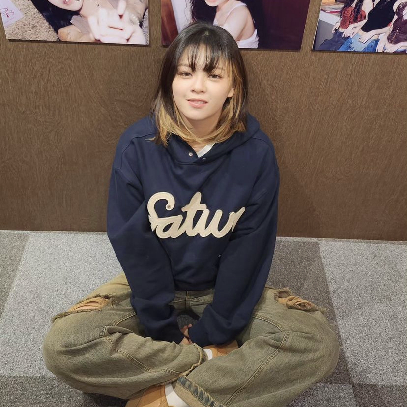 Recent activity shot of Jeongyeon (TWICE)