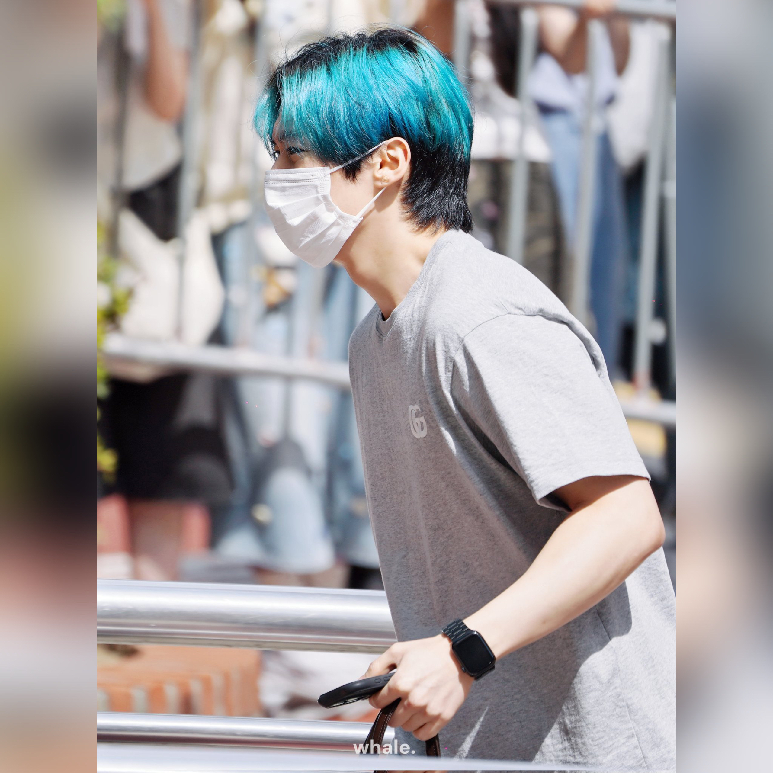 A moment captured by Lee Know (Stray Kids)'s fan