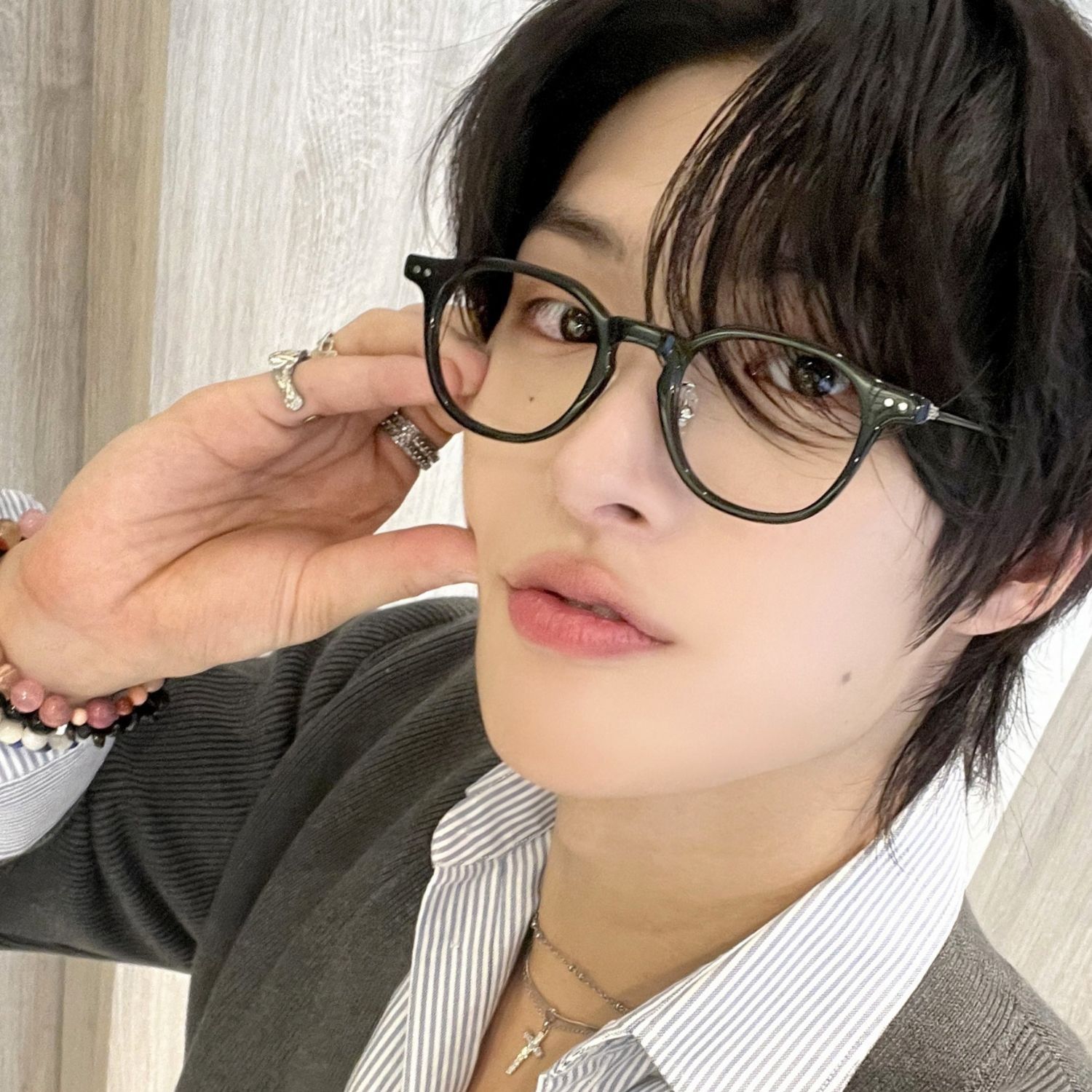 A moment captured by Mingi (ATEEZ)'s fan