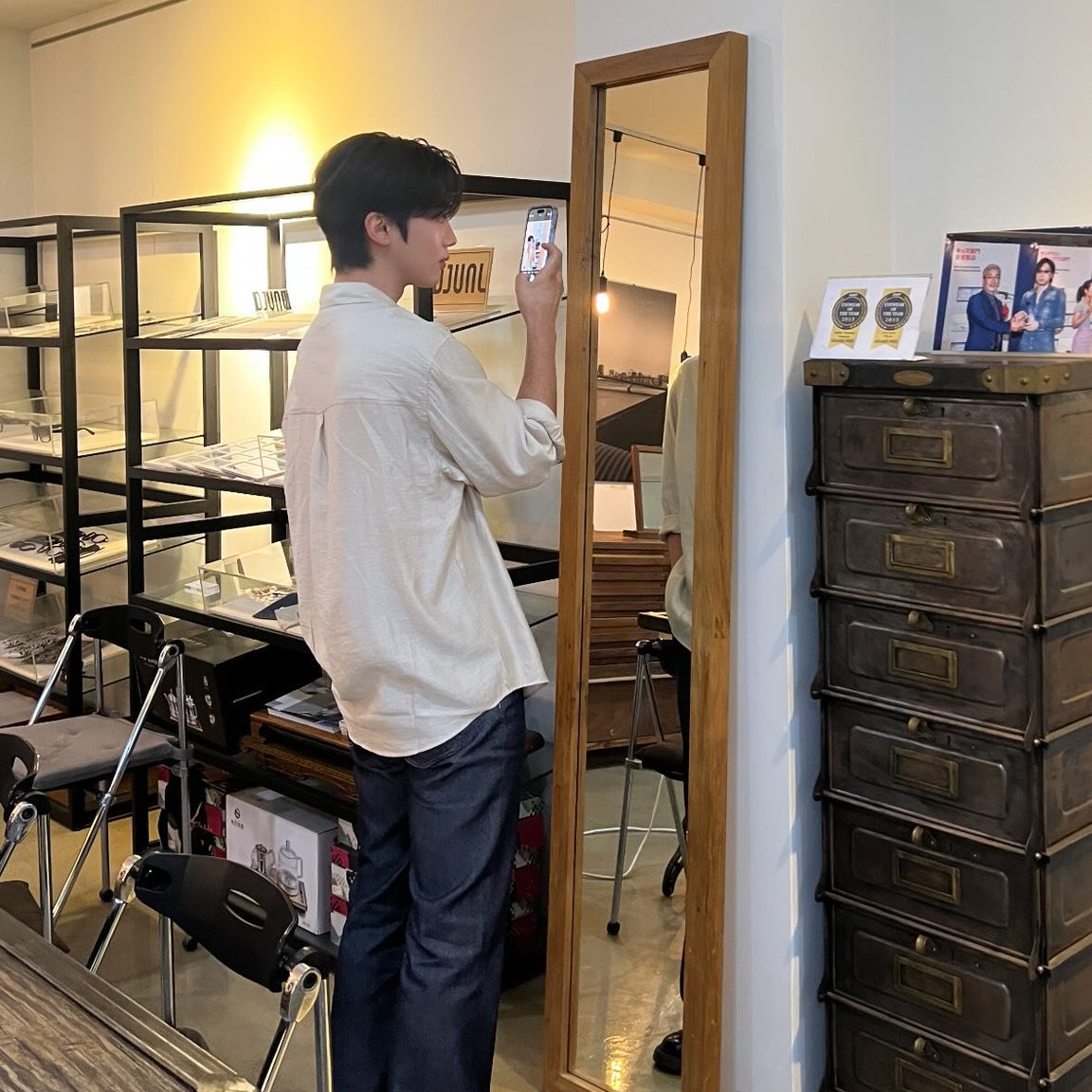 Recent activity shot of Kim Yohan (WEi)