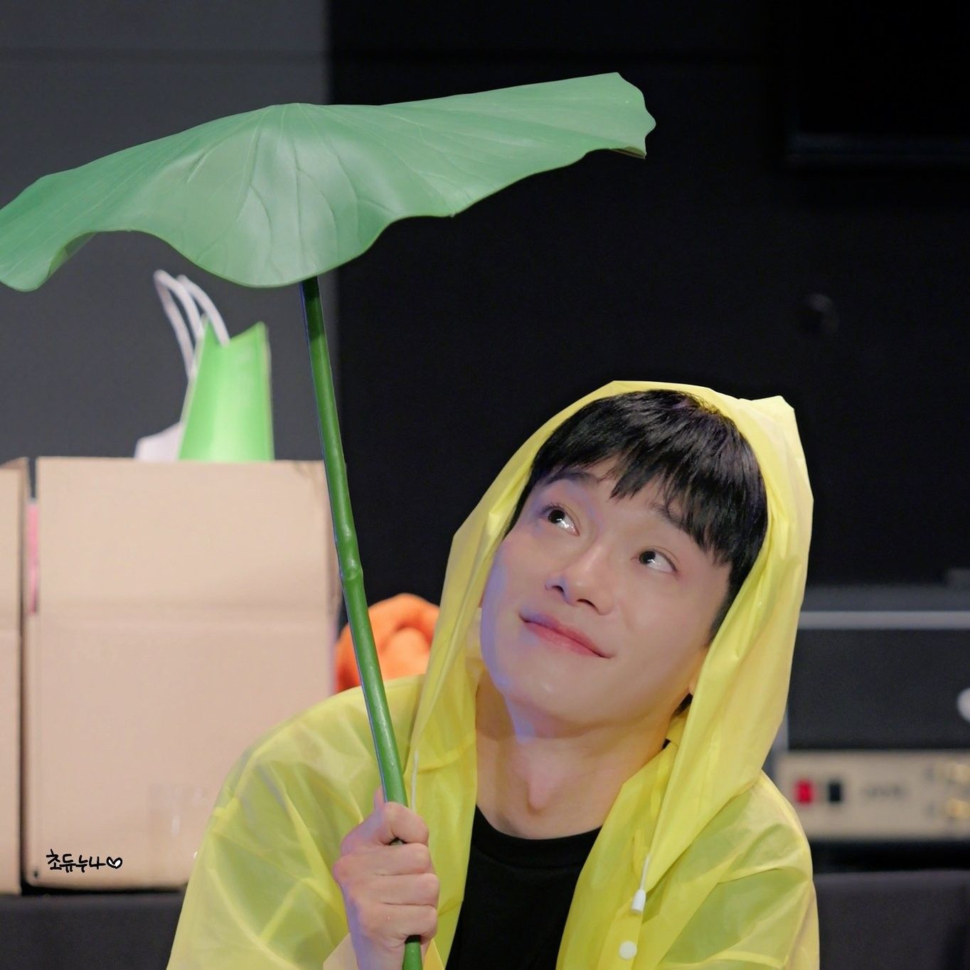 Recent activity shot of Chen (EXO)