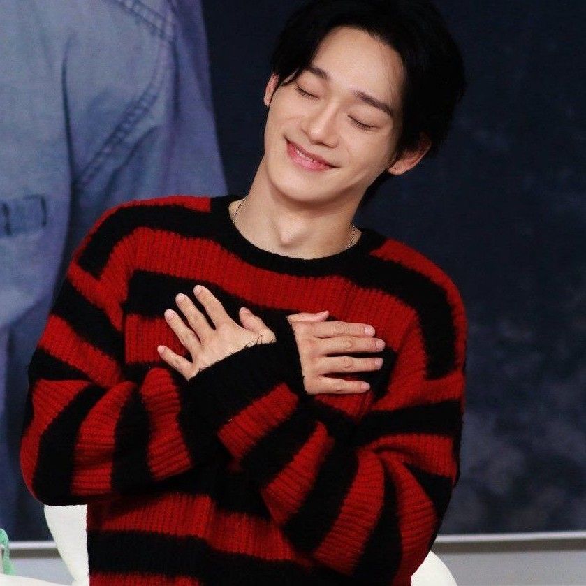 Recent activity shot of Chen (EXO)