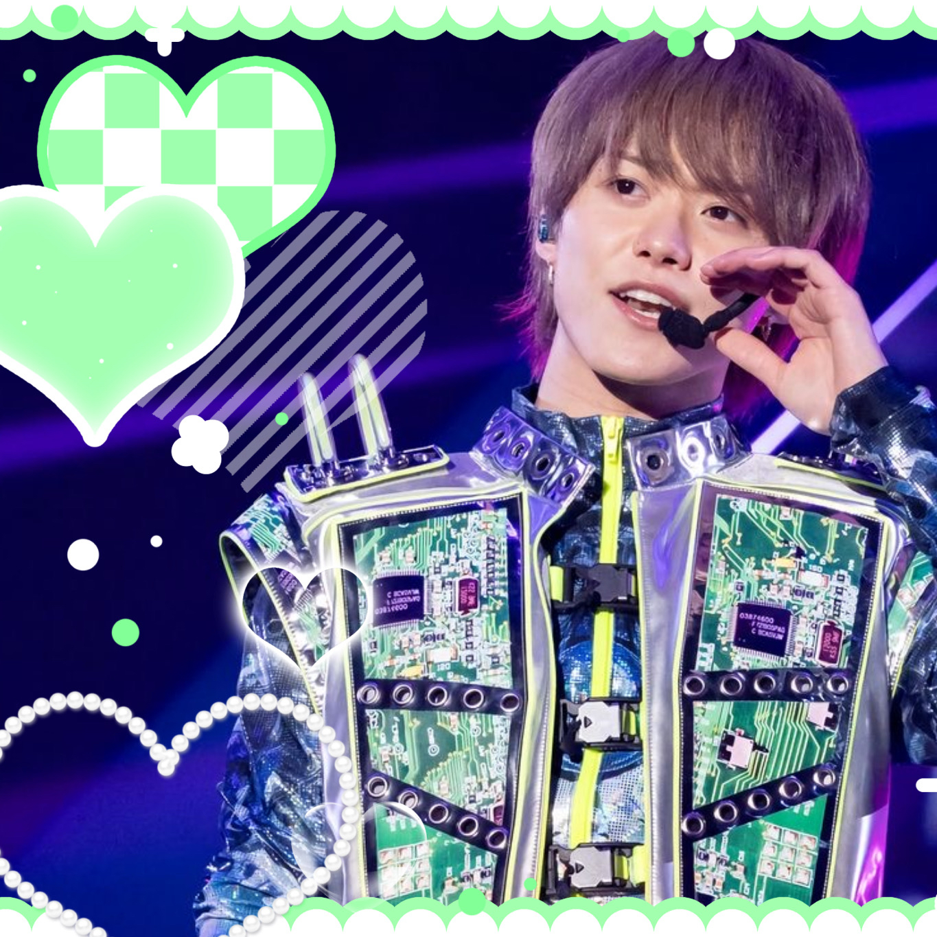 A moment captured by Naniwa Danshi's fan