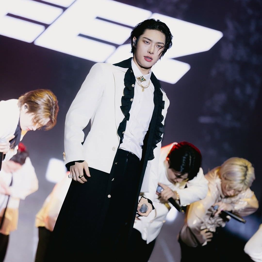 A moment captured by Mingi (ATEEZ)'s fan