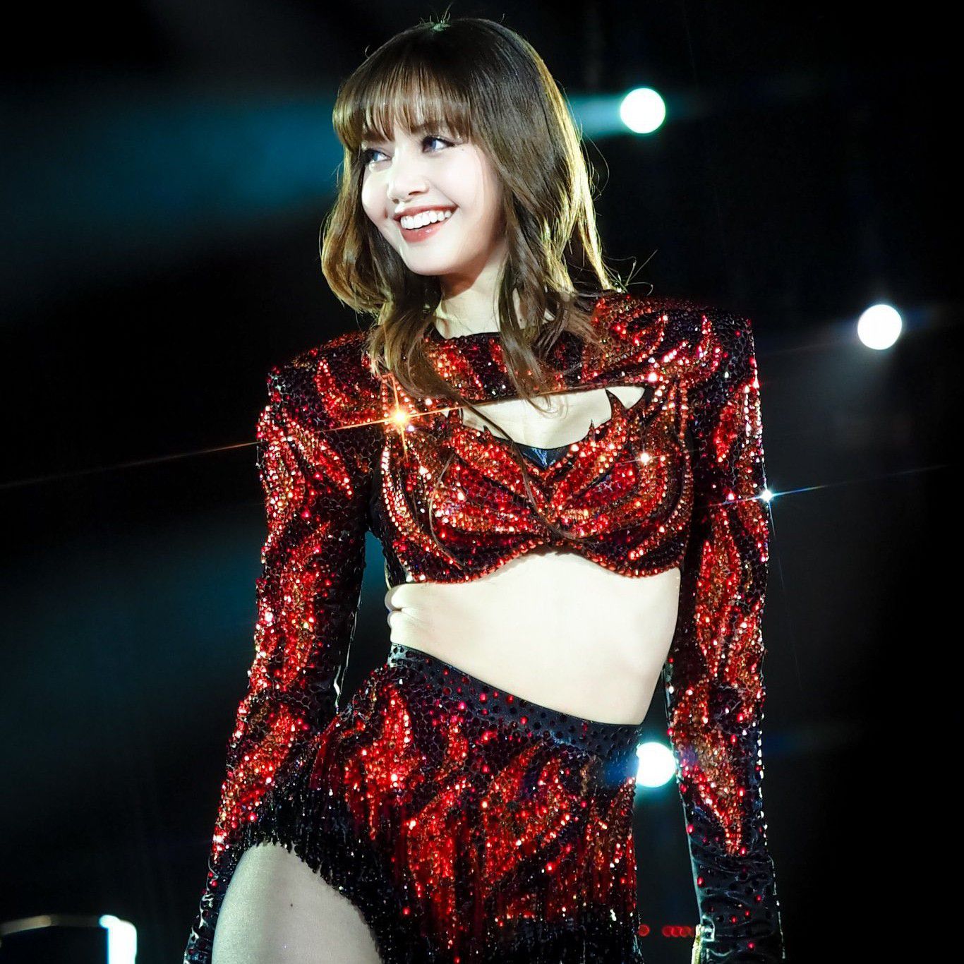 Lisa (BLACKPINK)粉絲拍下的瞬間