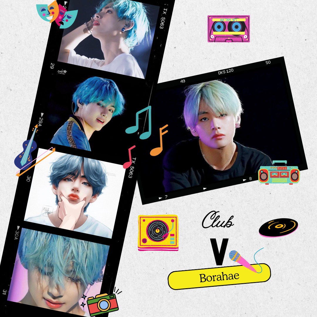 A moment captured by V (BTS)'s fan