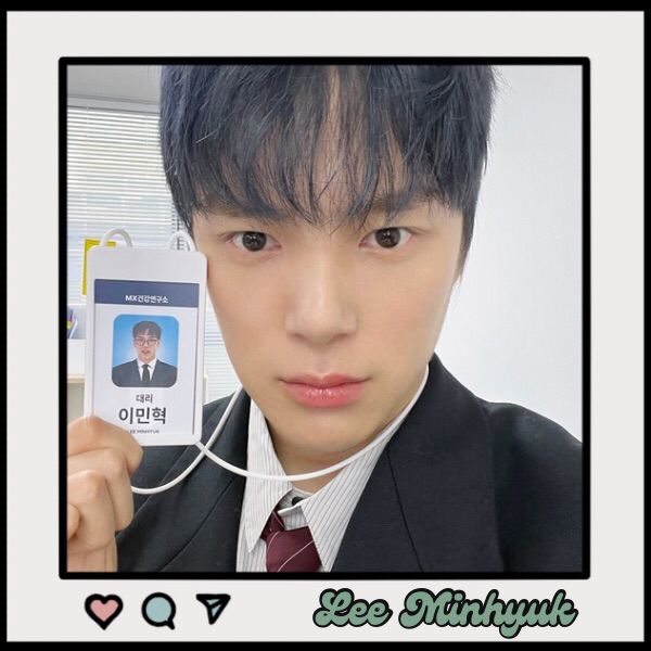 Behind-the-scenes cut of Minhyuk (MONSTA X)