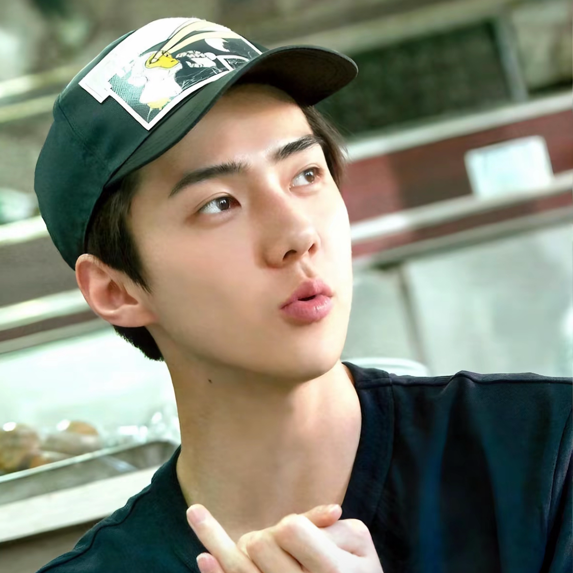 Behind-the-scenes cut of Sehun (EXO)