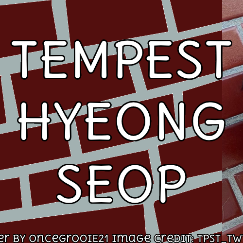 Latest photo of Hyeongseop (TEMPEST)