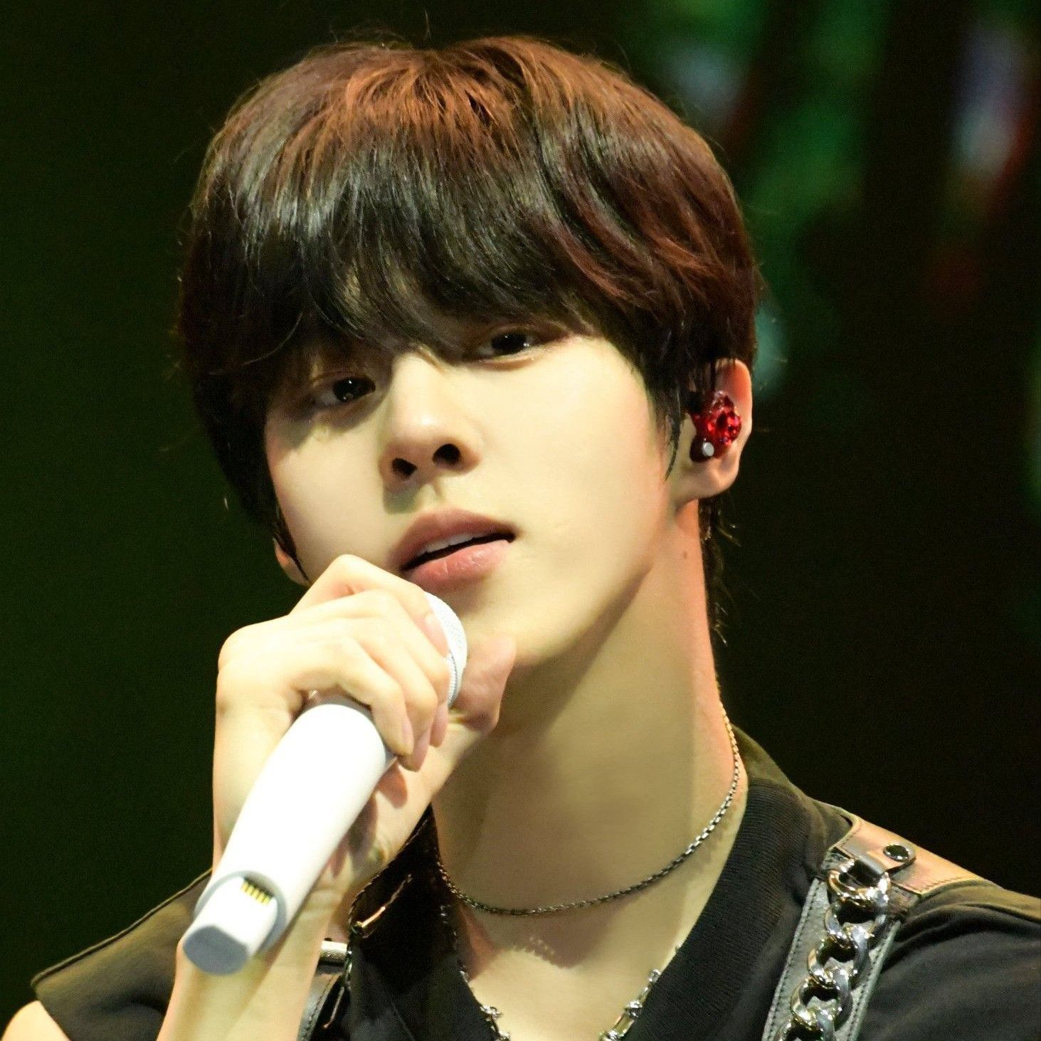 A moment captured by Kim Wooseok's fan
