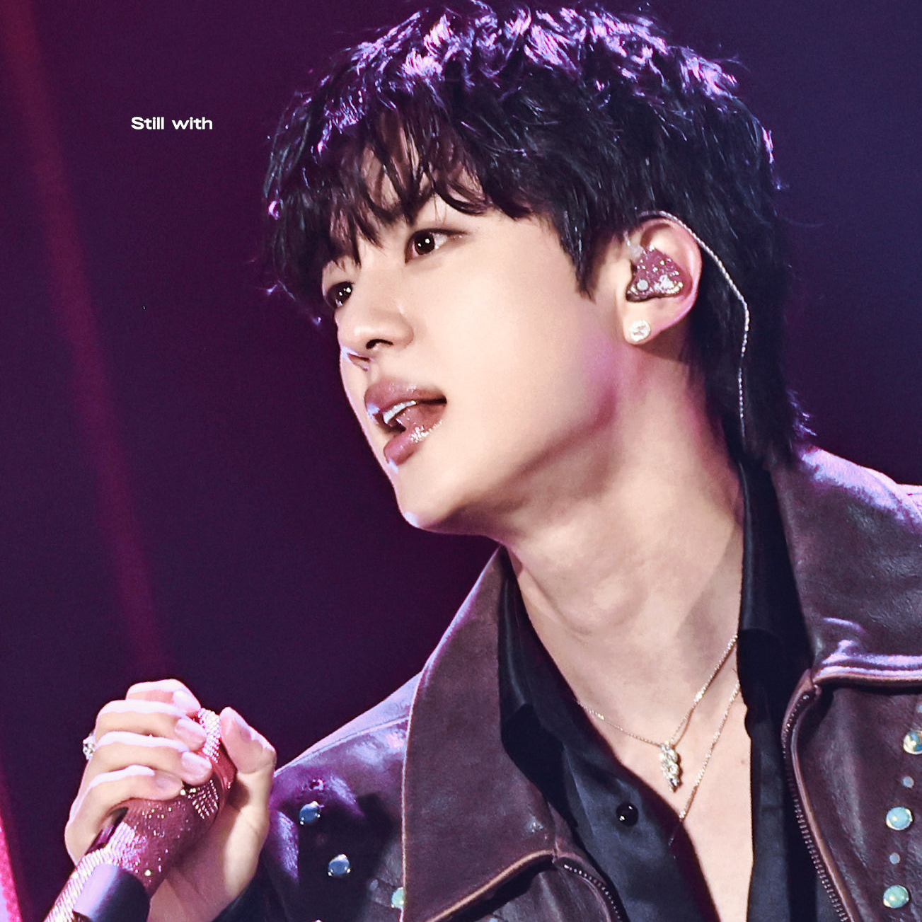 Recent activity shot of Jin (BTS)