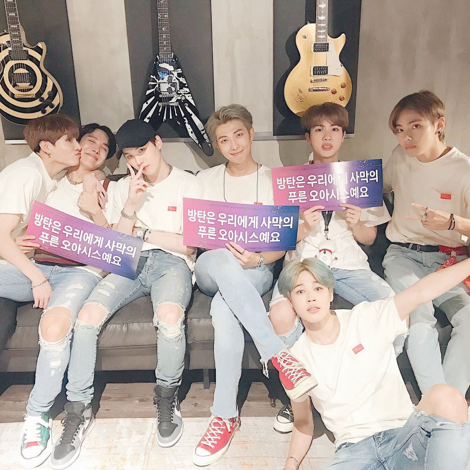 A moment captured by BTS's fan