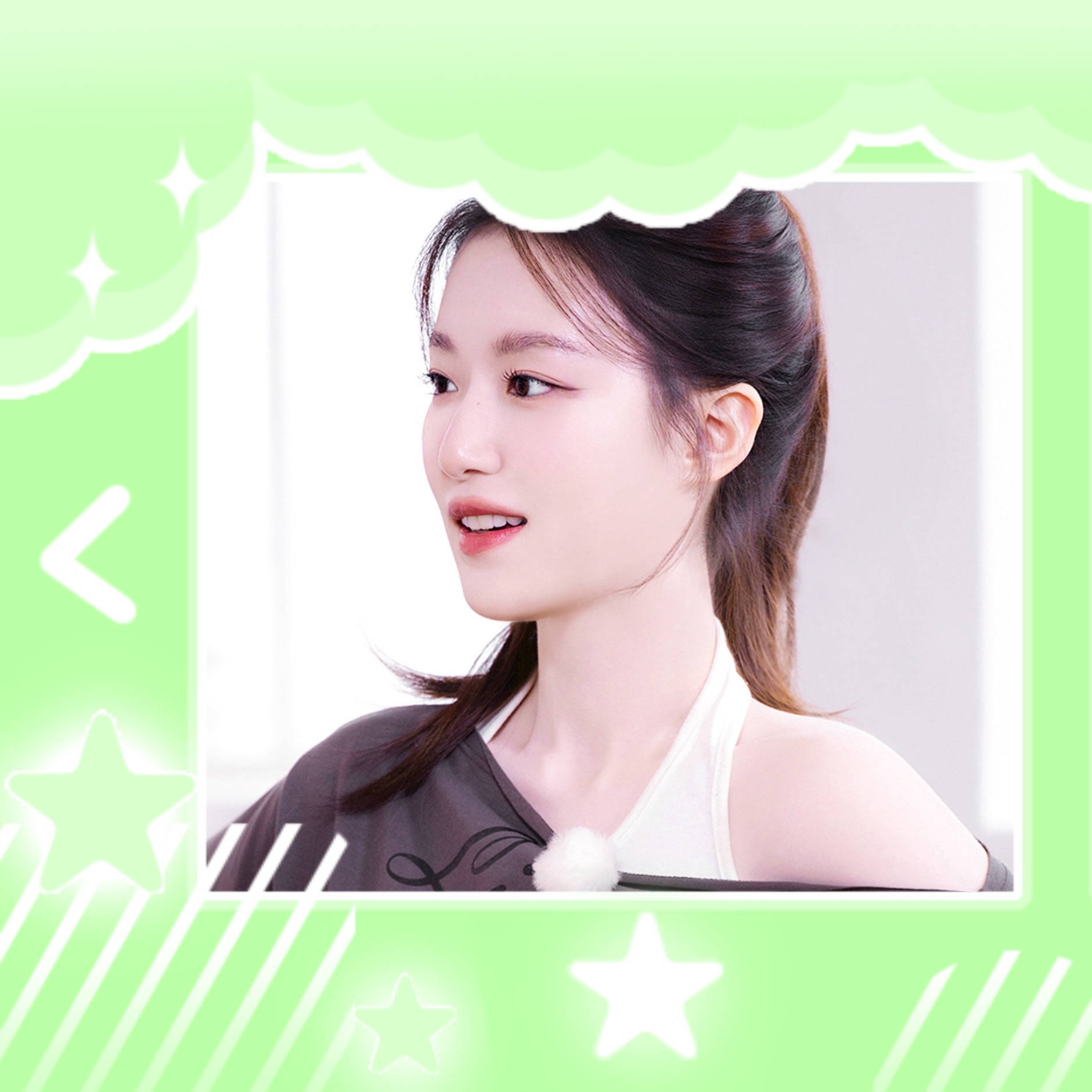 A moment captured by i-dle's fan