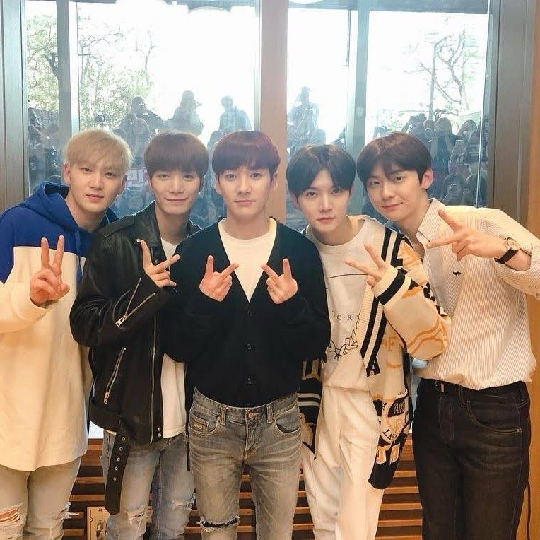Recent activity shot of NU'EST