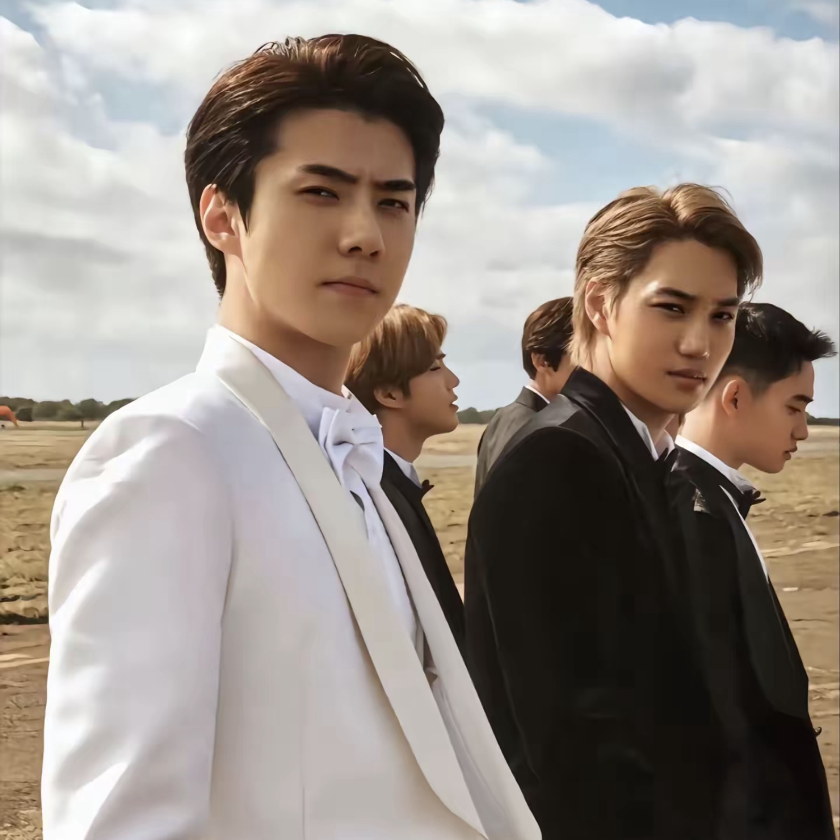 A moment captured by Sehun (EXO)'s fan