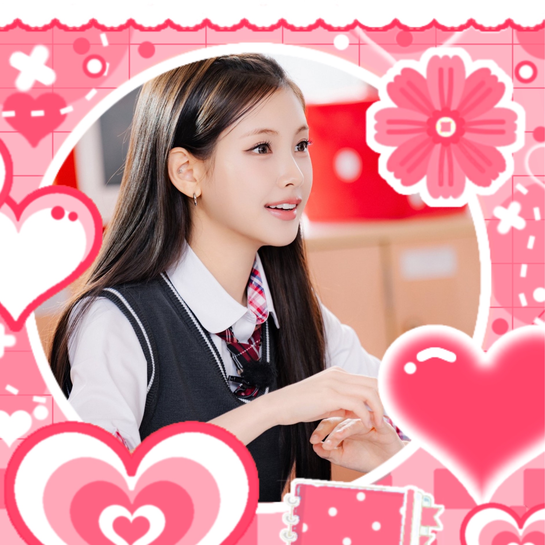 A moment captured by Yihyun (Baby DONT Cry)'s fan