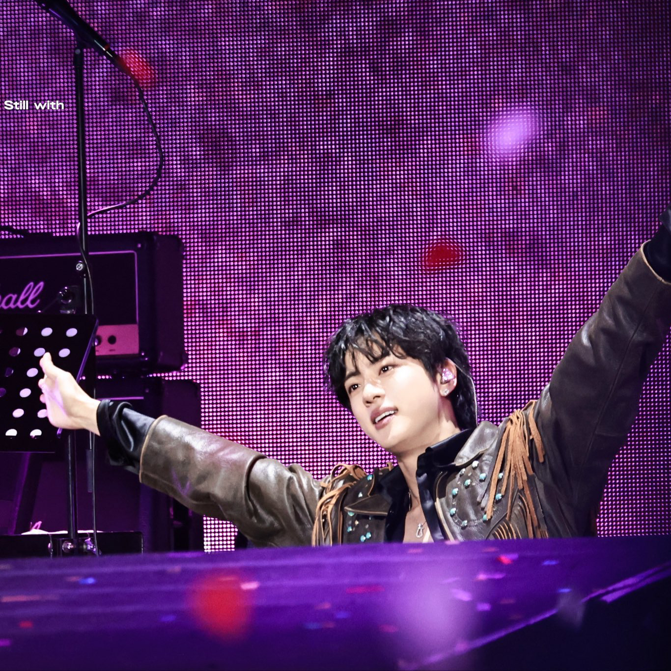 Recent activity shot of Jin (BTS)