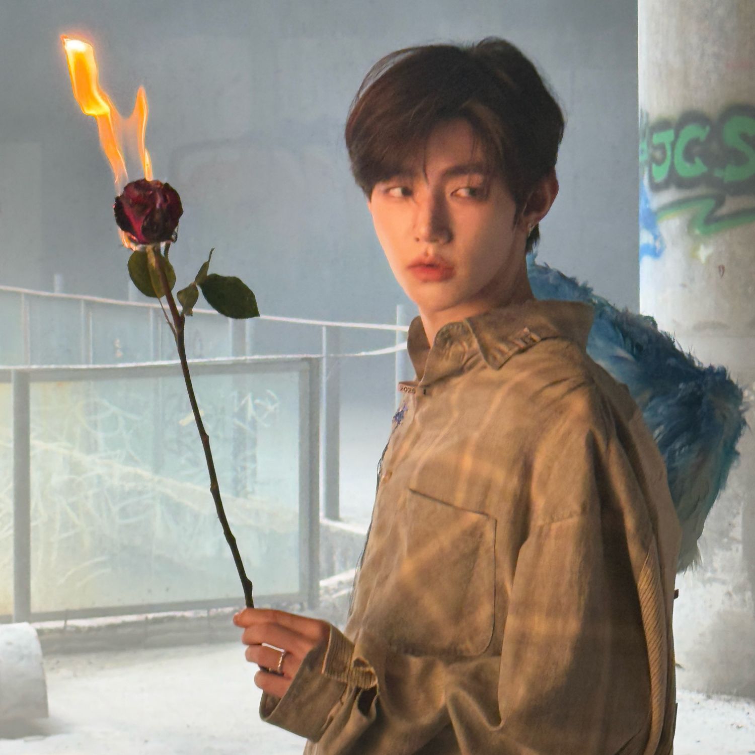 Recent activity shot of Zhang Hao (ZEROBASEONE)