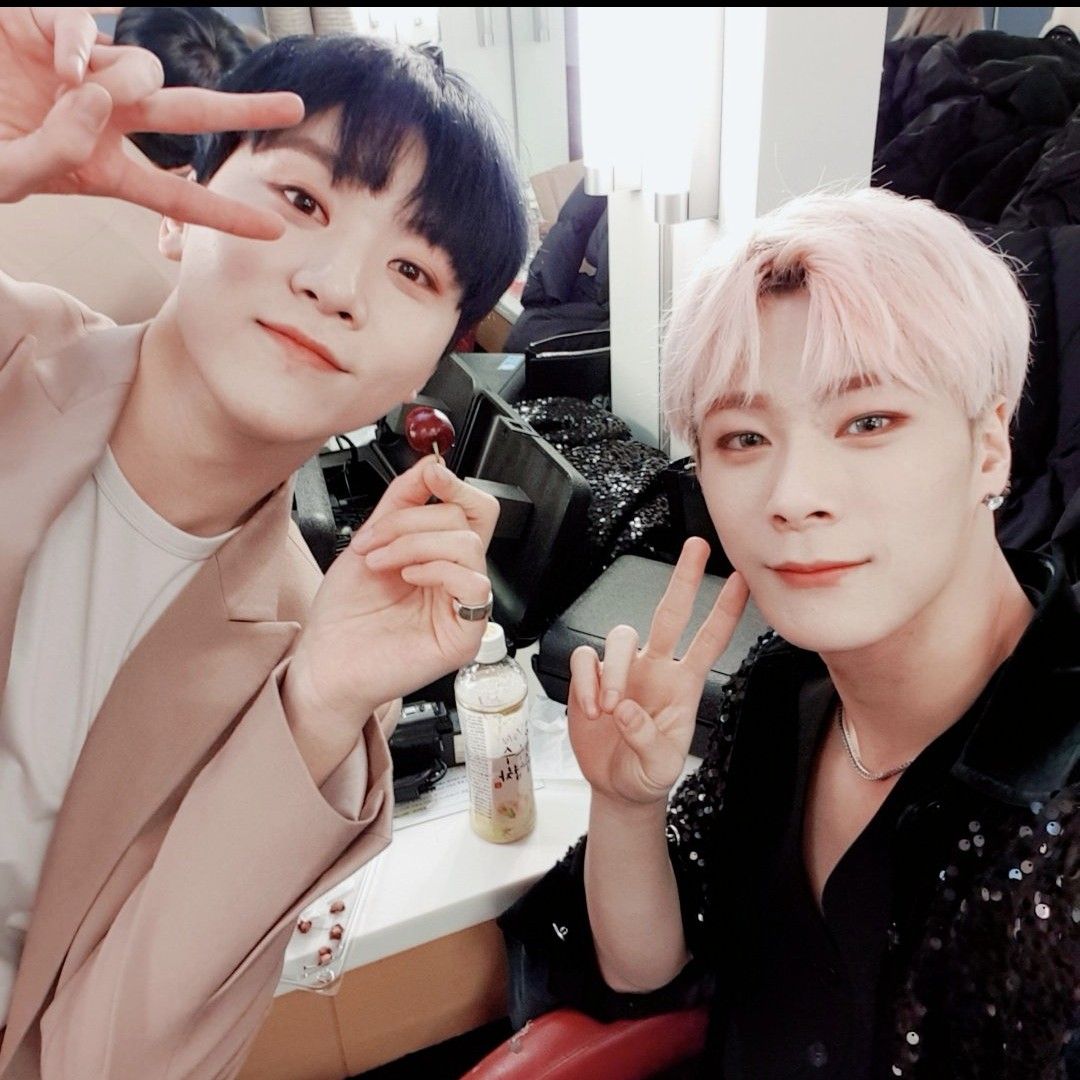 Recent activity shot of Moonbin (ASTRO)