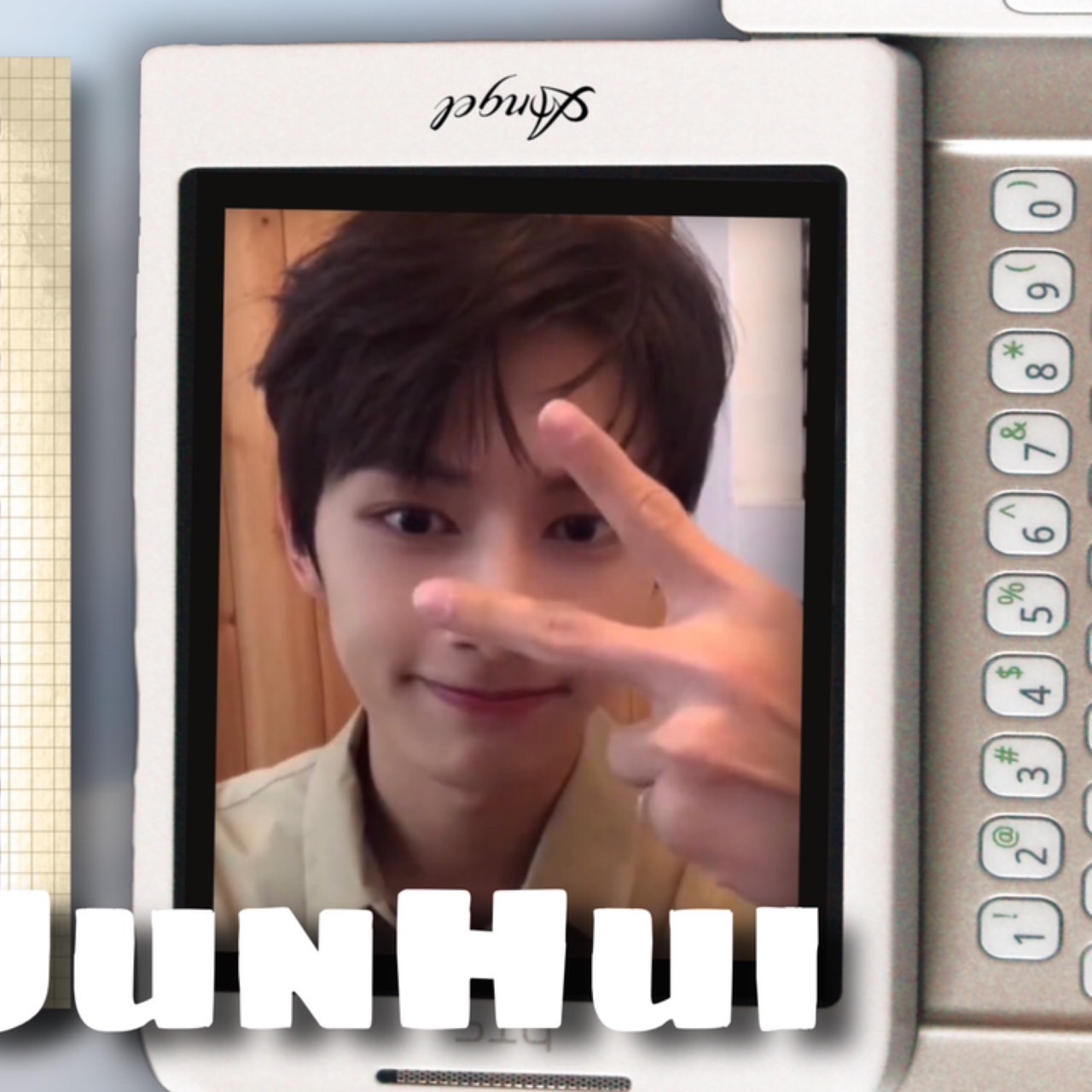 A moment captured by Jun (SEVENTEEN)'s fan