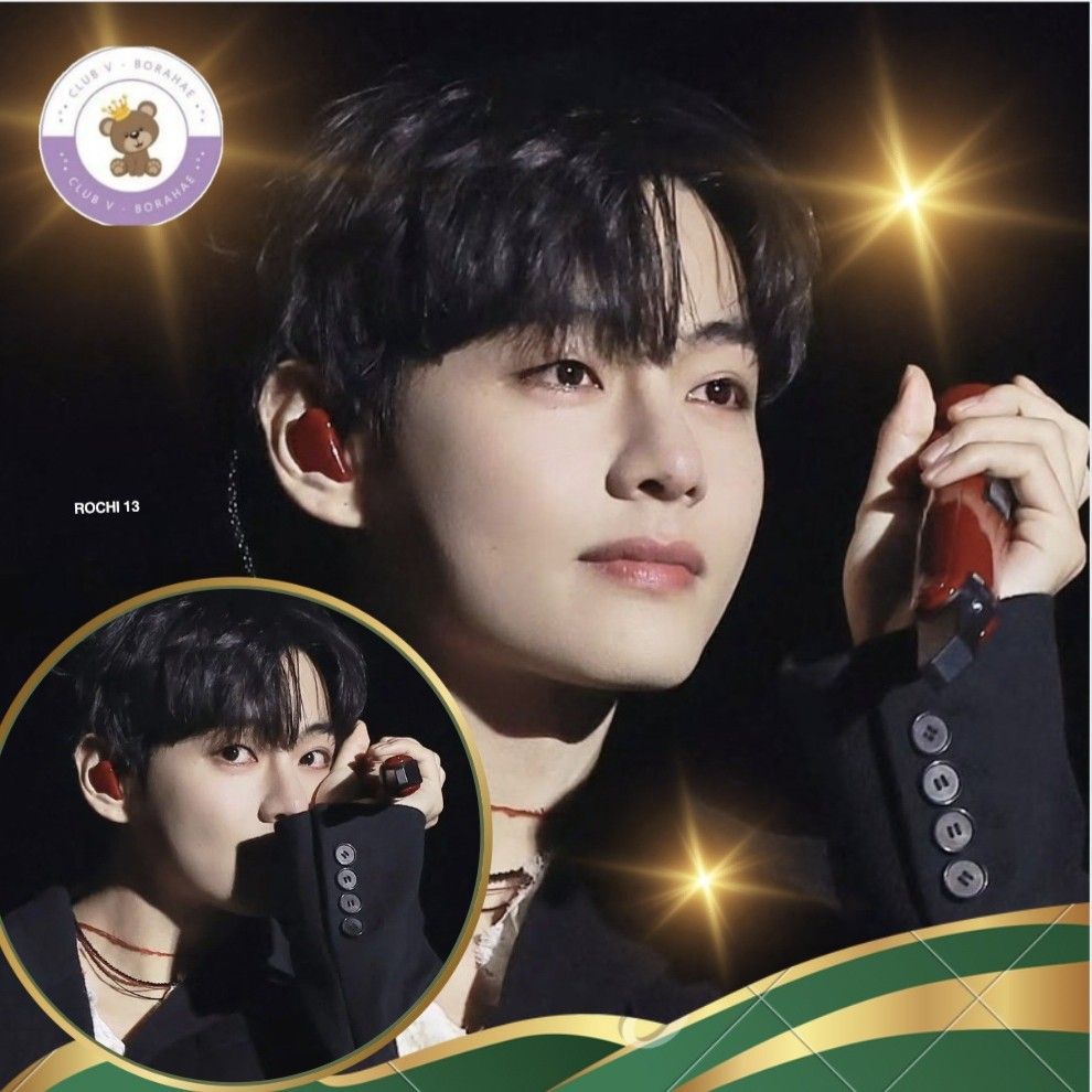 V (防彈少年團)粉絲拍下的瞬間