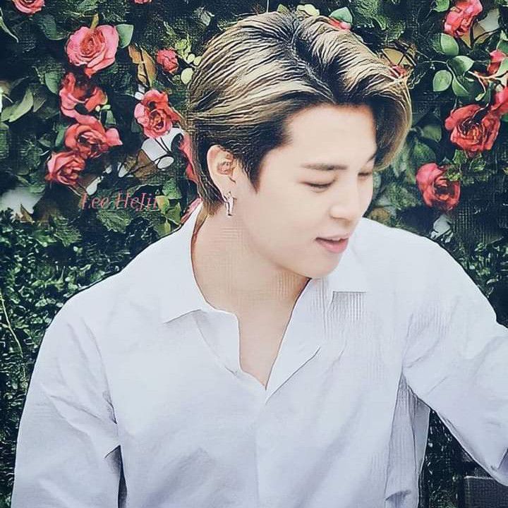 Recent activity shot of Jimin (BTS)