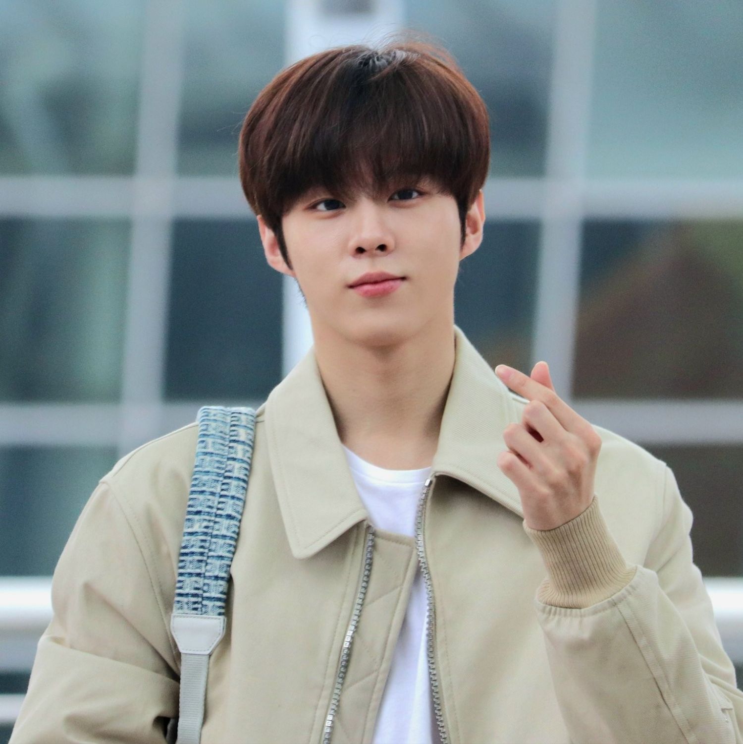 Recent activity shot of Kim Wooseok