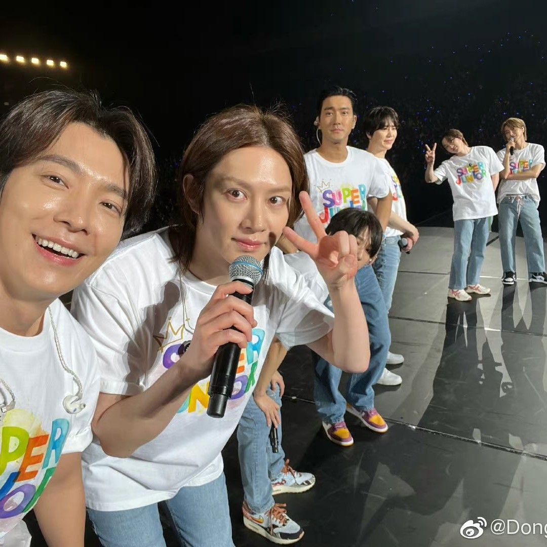 슈퍼주니어의 비하인드 컷