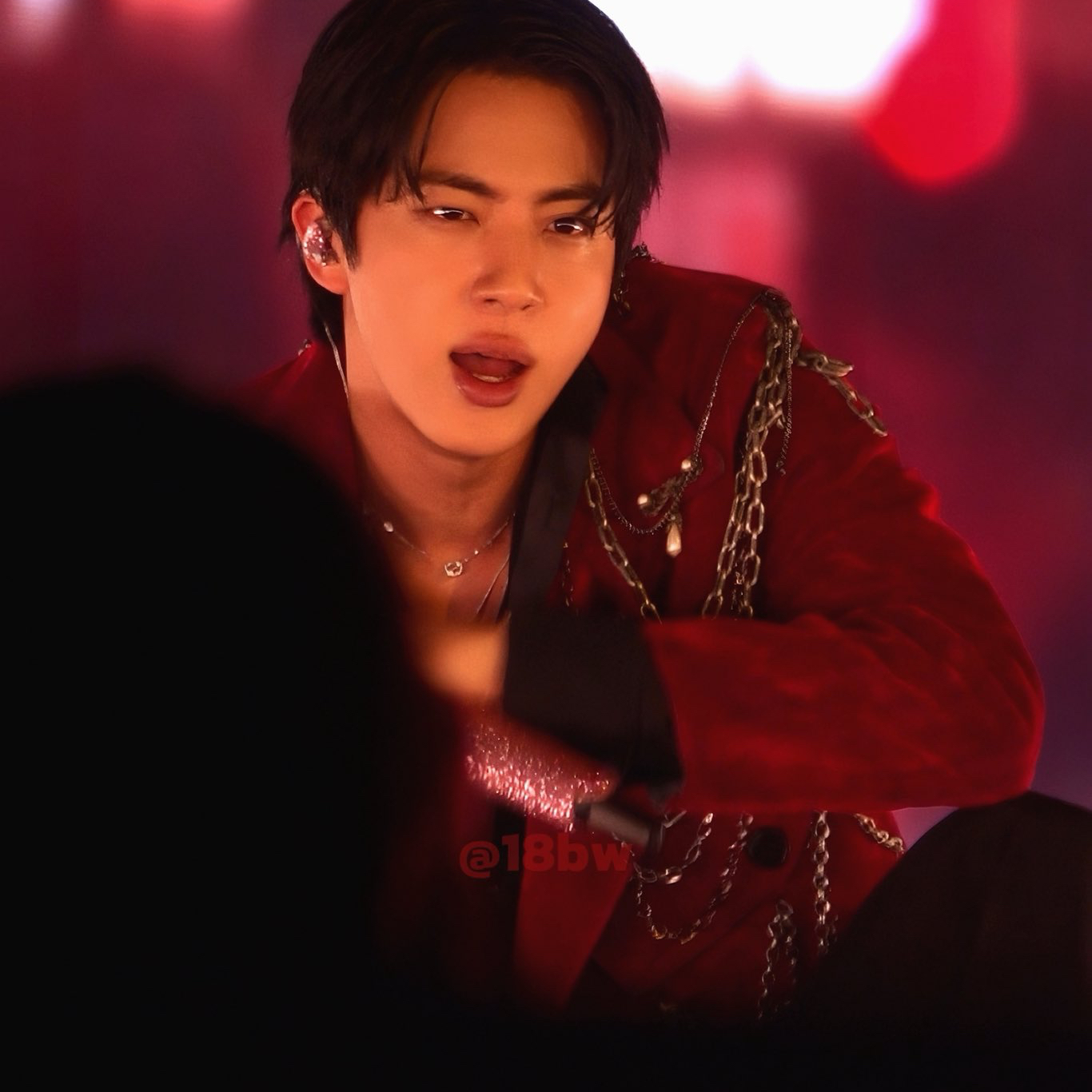 Recent activity shot of Jin (BTS)