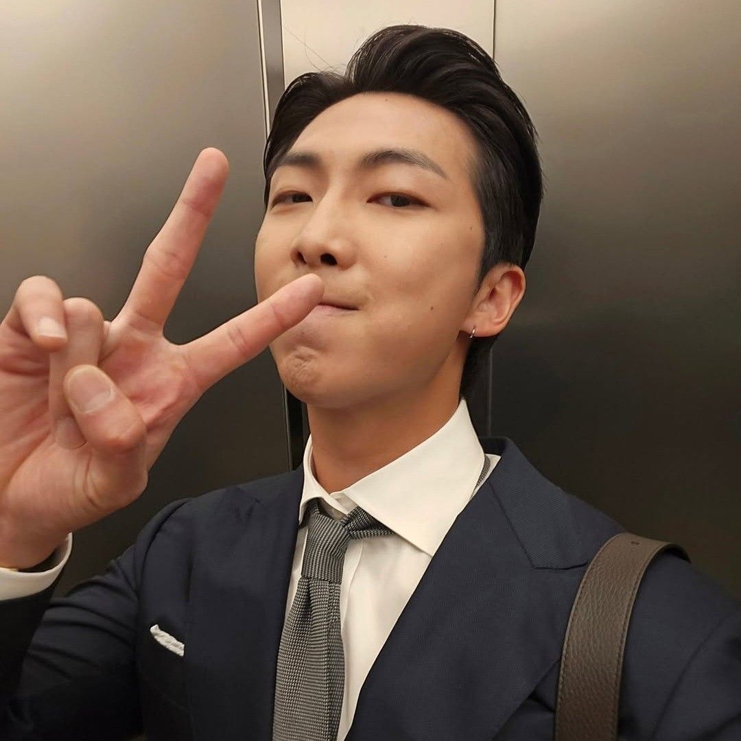 A moment captured by RM (BTS)'s fan