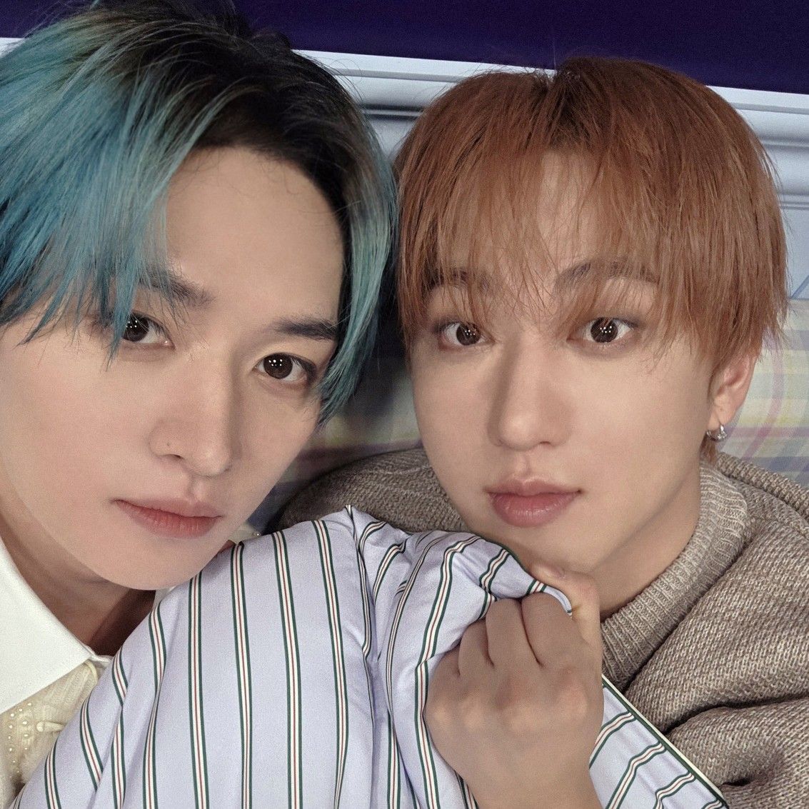 A moment captured by Stray Kids's fan