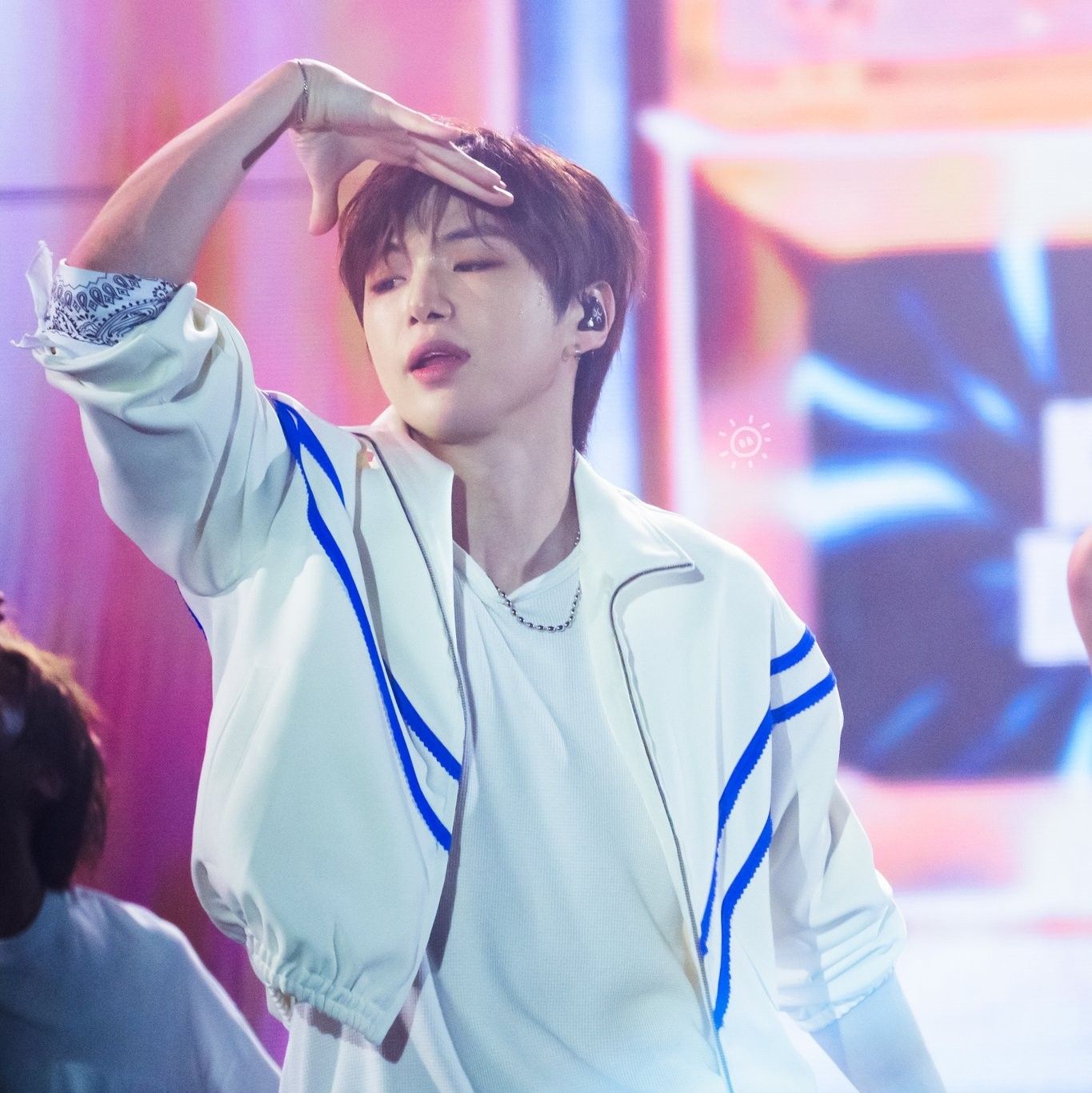 姜丹尼爾粉絲拍下的瞬間