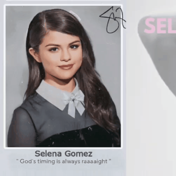Behind-the-scenes cut of Selena Gomez