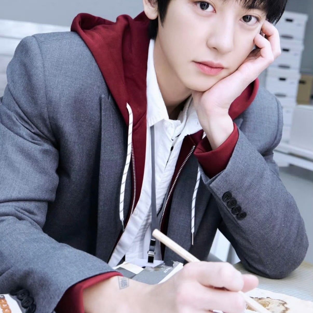 燦烈 (EXO)粉絲拍下的瞬間