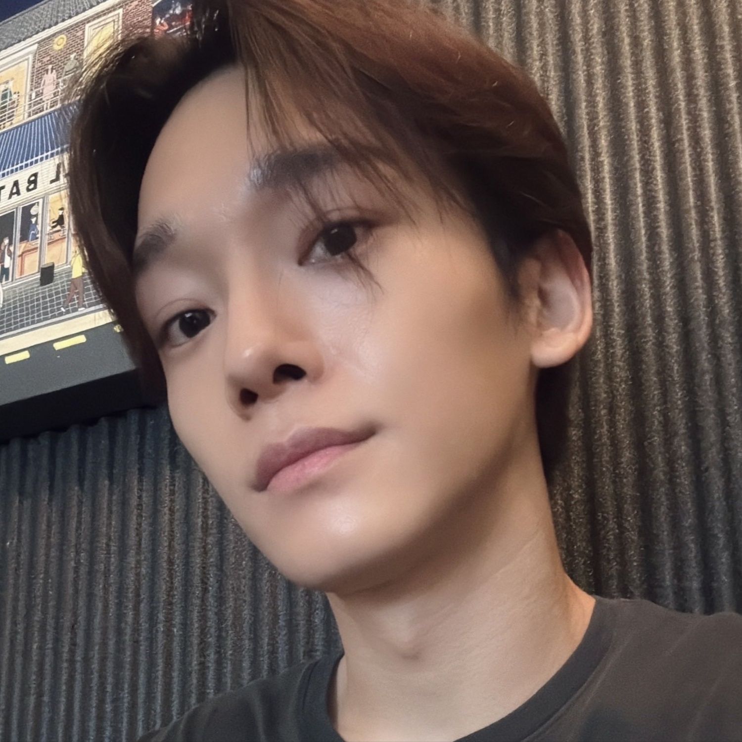 Recent activity shot of Chen (EXO)