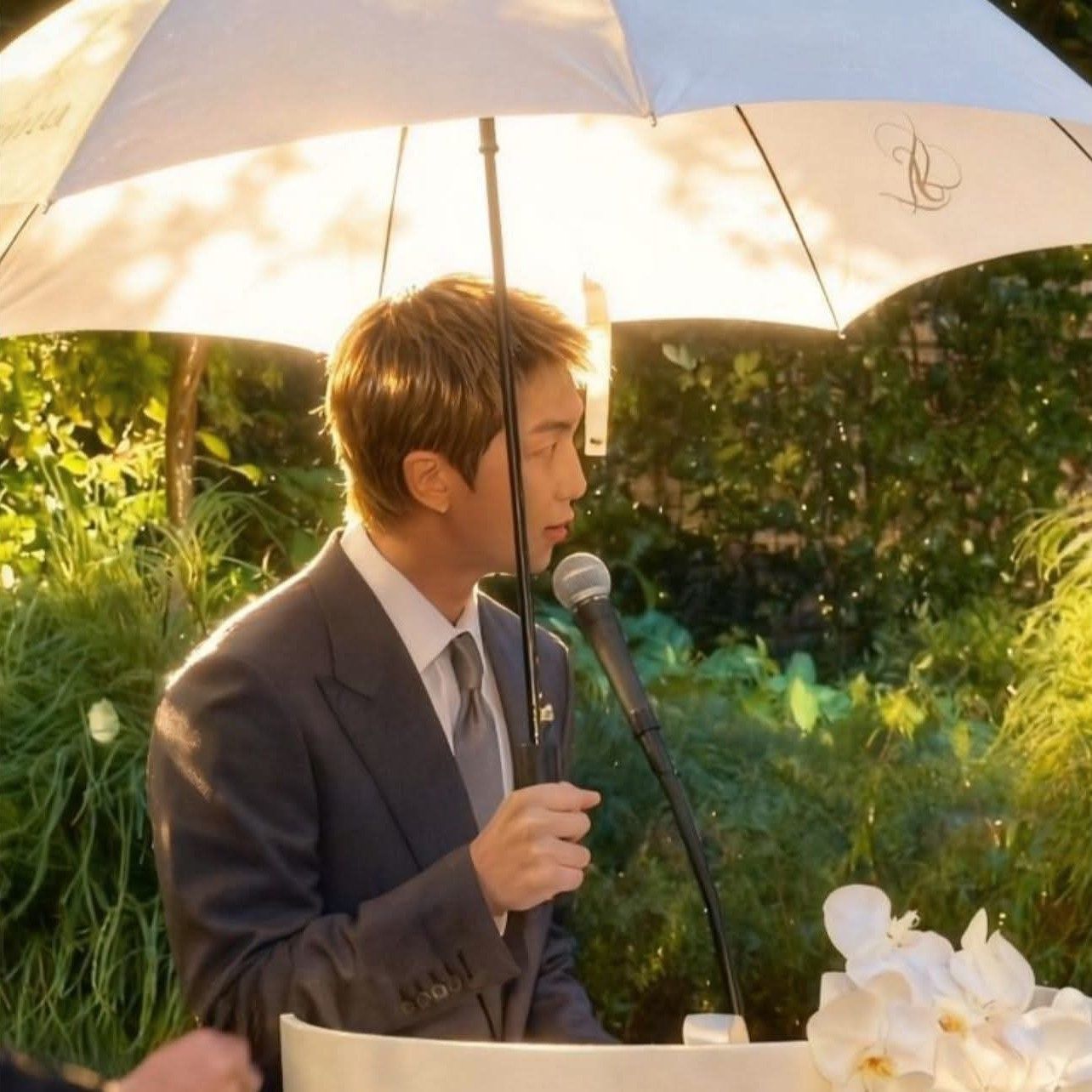 A moment captured by RM (BTS)'s fan