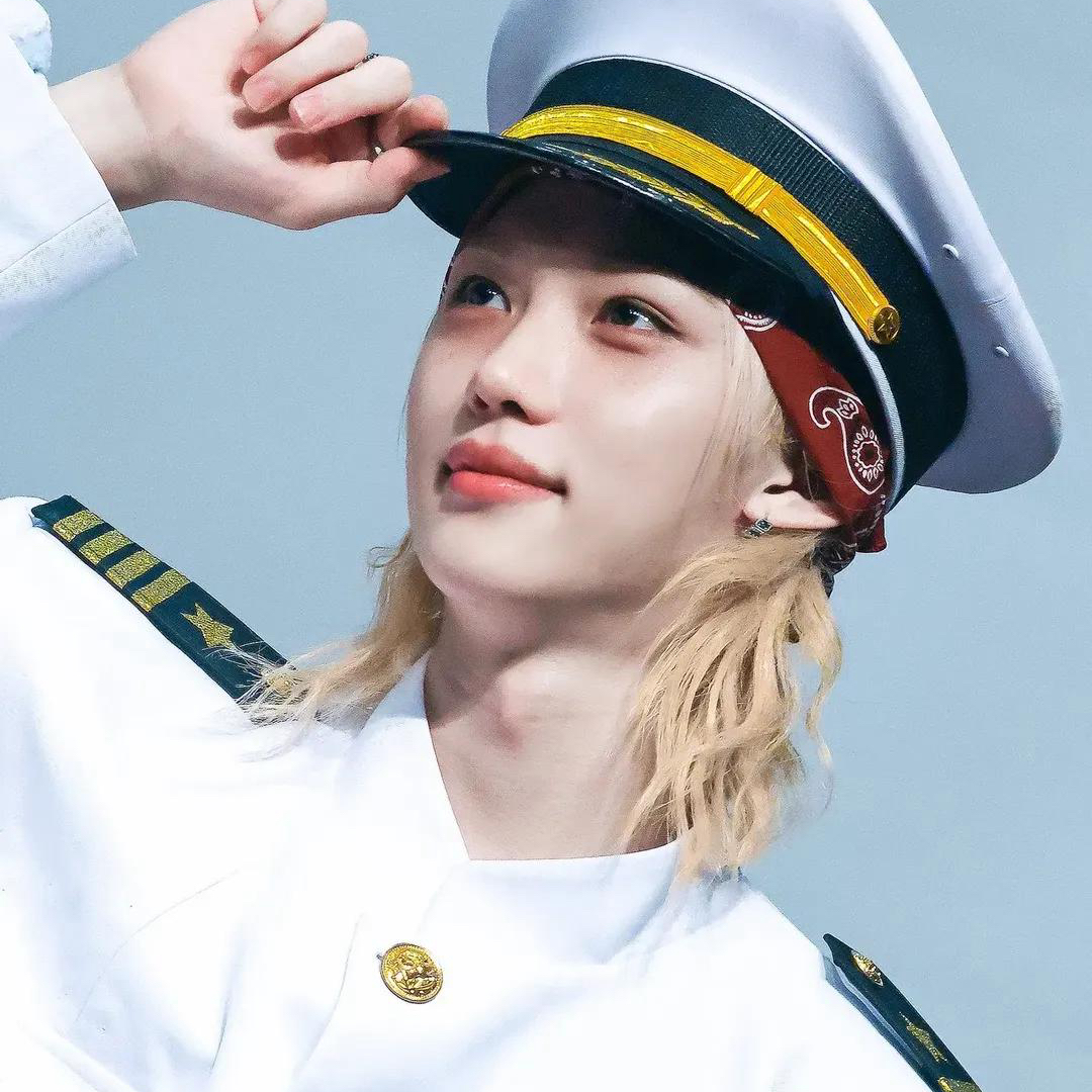 A moment captured by Felix (Stray Kids)'s fan