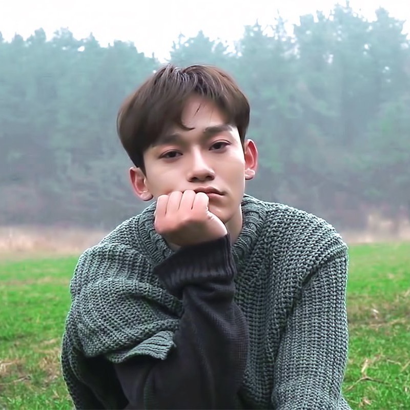 Recent activity shot of Chen (EXO)