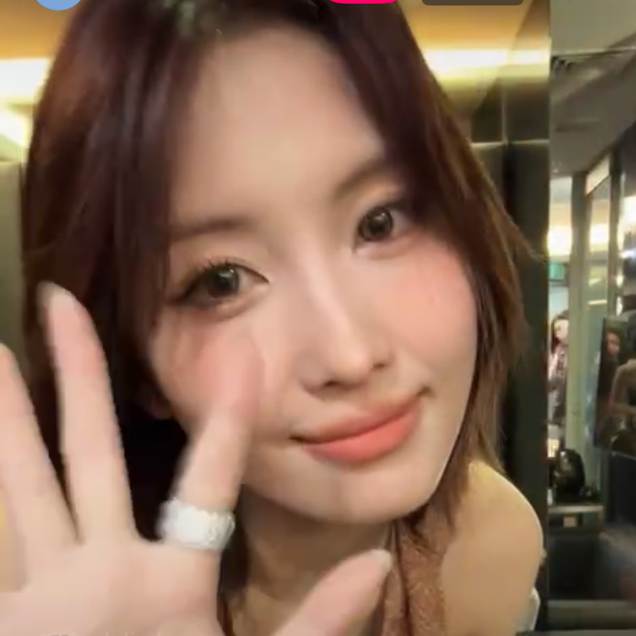 Momen yang diabadikan oleh penggemar Momo (TWICE)